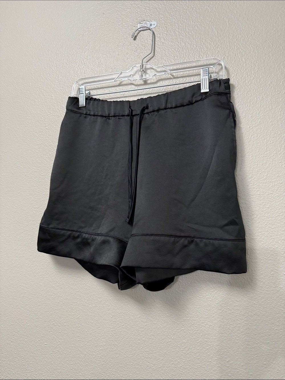 Victoria's Secret Black Satin Sleep Shorts